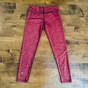 Zyia women’s size small maroon/dark red leggings